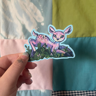 Frolicking Fawn - Vinyl Sticker