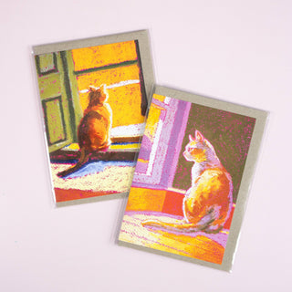 Sun Cat - Greeting Card