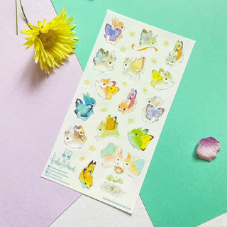 Bunnerflies - Sticker Sheet