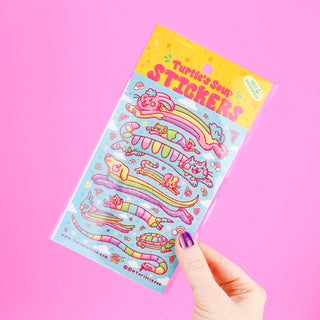 Rainbow Animals - Sticker Sheet