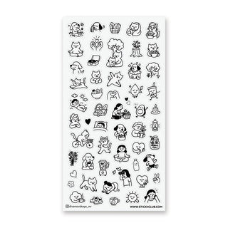 Wellness Doodles - Sticker Sheet