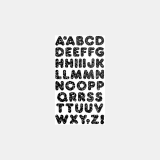 Mini Alphabet Sticker Sheets - Hambly Off The Roll