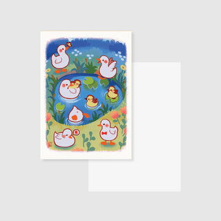 Adorable Ducks - Postcard