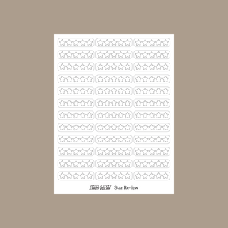 Star Review - Sticker Sheet