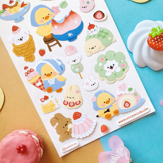 Berry Sweet Friends - Sticker Sheet