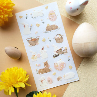 Easter Bunnies - Sticker Sheet