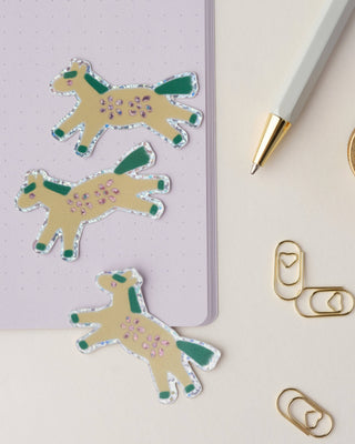 Prancing Pony - Vinyl Sticker (Glitter)