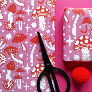 Pink Mushroom - Wrapping Paper