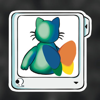 MSN Meowsenger - Vinyl Sticker