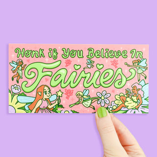 Believe In Fairies- Vinyl Bumper Sticker