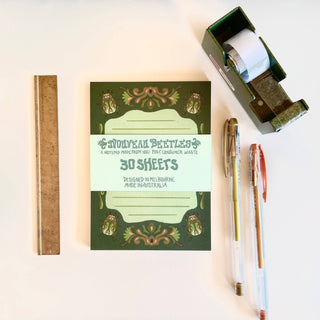 Nouveau Beetles - A6 Notepad
