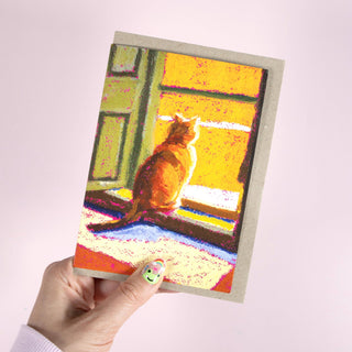 Sun Cat - Greeting Card