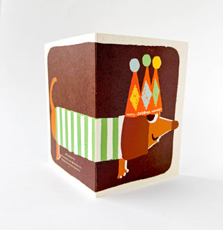 Merry Christmas Sausage - Greeting Card