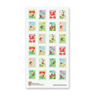 Snail Mail Stamps - Sticker Sheet