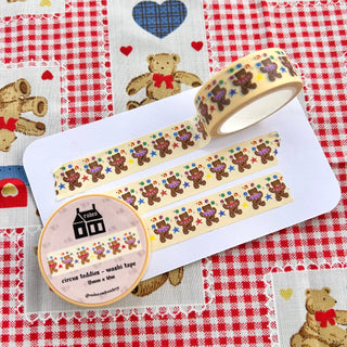 Circus Teddies - Washi Tape