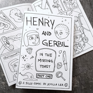 Henry & Gerbil in The Missing Toast: Part One Zine - Jemilla Lea