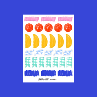 Scribbles - Sticker Sheet
