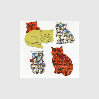Kitty Cat Sticker Sheets - Off the Roll