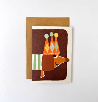 Merry Christmas Sausage - Greeting Card