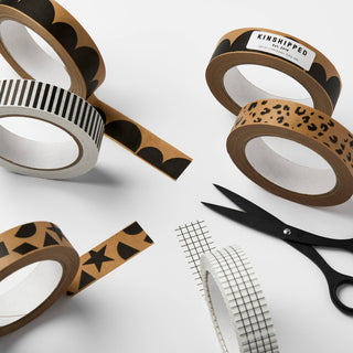 White Grid - Paper Masking Tape