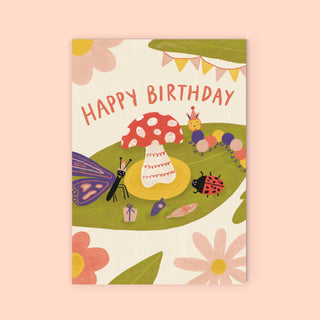 Bug Party Birthday - Greeting Card