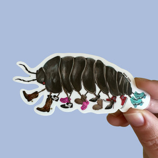 Roland the Roly Poly Bug - Vinyl Sticker