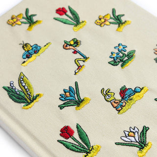 Lowly Floral - Embroidered Blank Journal