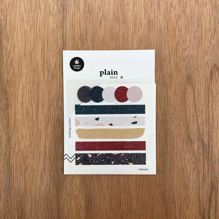 Plain.31 Jewel Tone Tabs - Sticker Sheet (3 Pack)