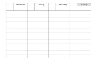 Pocket Weekly Planner - Undated
