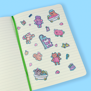 Bath Time - Sticker Sheet