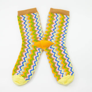 Swirl Socks (size 6-9)