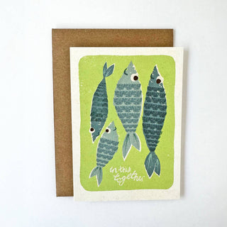 In This Together (Sardines) - Greeting Card