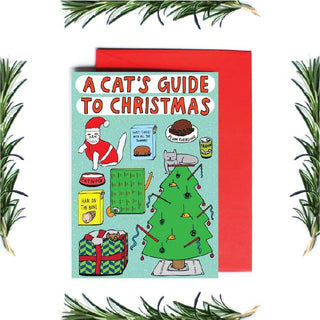 A Cats Guide to Christmas - Christmas Card-Stash World