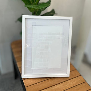 White A4 - Handmade Picture Frame