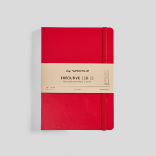A5 Hardcover Journal (Executive Series) - Dot Grid, Square Grid, Lined or Blank-Notebooks-Stash World