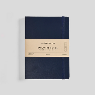 A5 Hardcover Journal (Executive Series) - Dot Grid, Square Grid, Lined or Blank-Notebooks-Stash World
