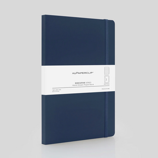 A5 Softcover Journal (Executive Series) - Dot Grid, Square Grid, Lined or Blank-Notebooks-Stash World