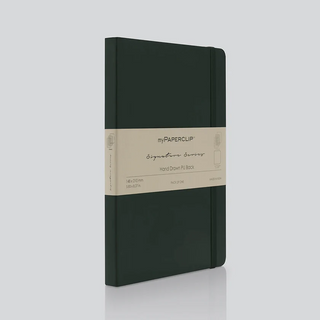 A5 Vegan Leather Journal (Signature Series) - Ruled, Square Grid or Blank-Notebooks-Stash World