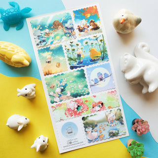 Adventures in Dreamland - Sticker Sheet-Sticker Sheets-Stash World