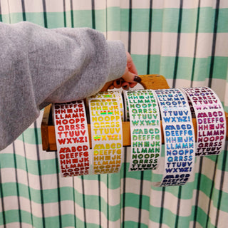Mini Alphabet Sticker Sheets - Hambly Off The Roll