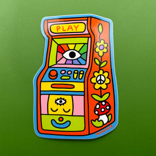 Arcade - Vinyl Sticker-Vinyl Stickers-Stash World