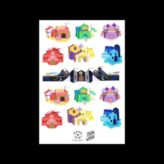 Ashlea Bechaz Little Palaces Sticker Sheet-Stash World