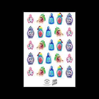 Ashlea Bechaz Potion Shop Sticker Sheet-Stash World