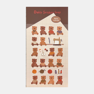 Bear House - Sticker Sheet-Sticker Sheets-Stash World
