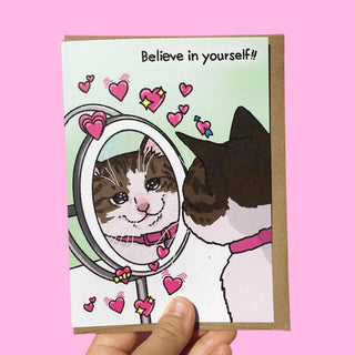 Believe in Yourself - Greeting Card-Greeting Cards-Stash World