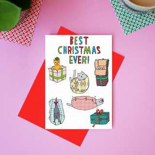 Best Christmas Ever - Greeting Card-Greeting Cards-Stash World