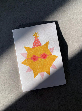 Birthday Sunshine - Mini Greeting Card-Greeting Cards-Stash World