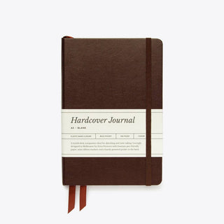 Blank Hardcover Journal - A5 Red-Notebooks-Stash World