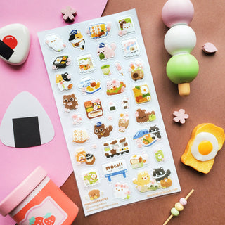 Blooming Bento Day - Sticker Sheet-Sticker Sheets-Stash World
