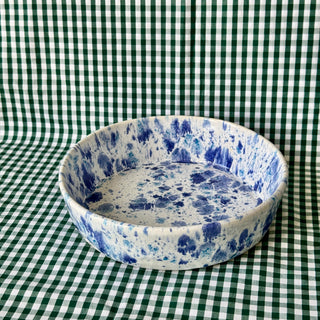 Blue Crystal - Ceramic Pet Bowl-Desk Accessories-Stash World
